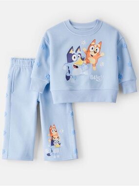 Bluey baby 2-piece matching set sweatshirt and sweats size 12 months